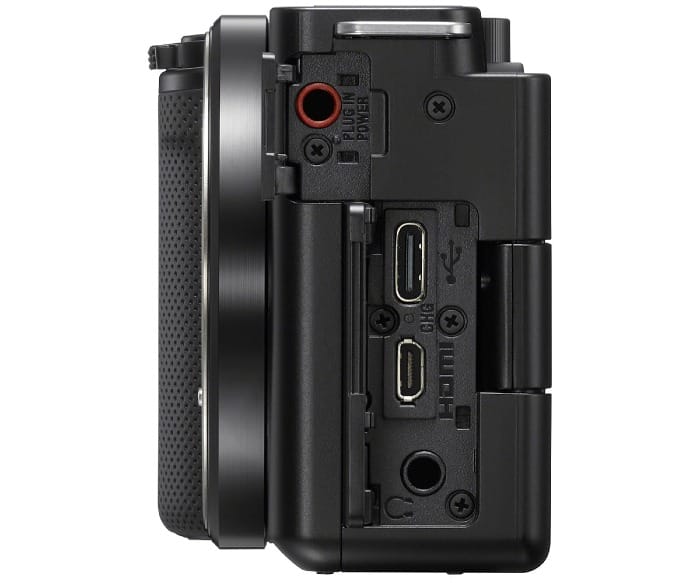 The ZV-E10 trades the a6100's electronic viewfinder for better audio capabilities, dedicated vlogging functions