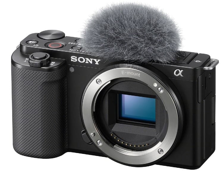 The Multi-Interface (MI) Shoe compatibility allows for direct connection of compatible Sony microphones and audio accessories